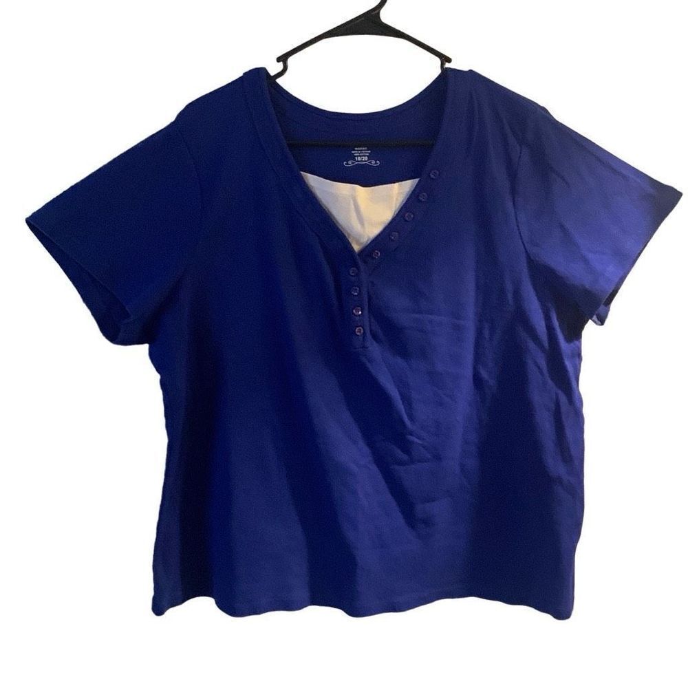 Pre Owned Women’s Dressbarn T-Shirt Blouse Perfect for Casual Days Sz 18/20